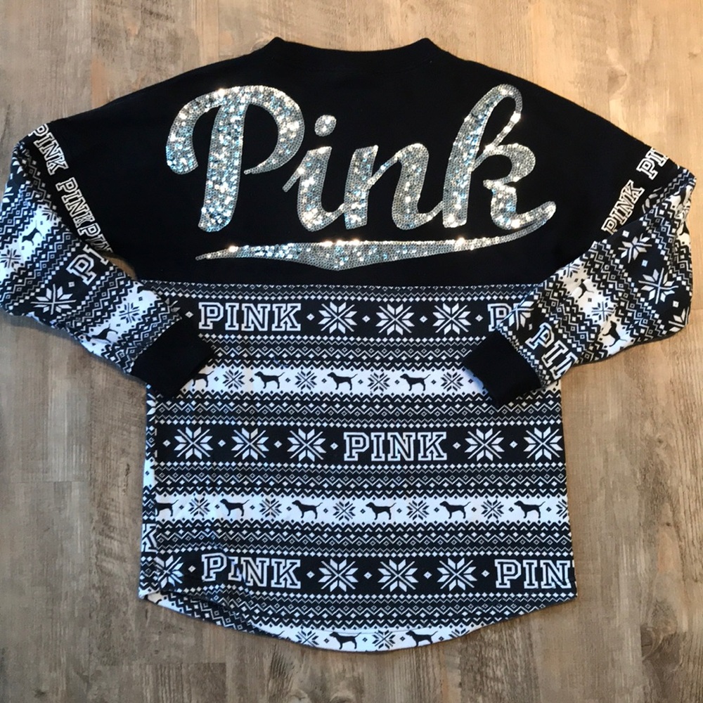 Long sleeve pink Victoria secret